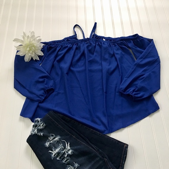 Off shoulder long sleeve blouse - Picture 3 of 6